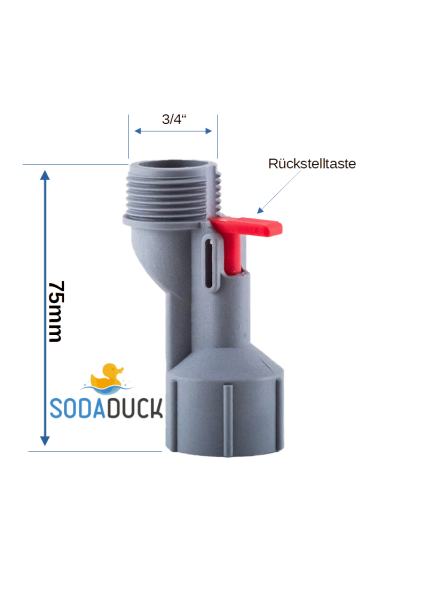 Rücksteller für Wasserstop, Aquastop, Leckstop, mechanisch, das original von Eltek